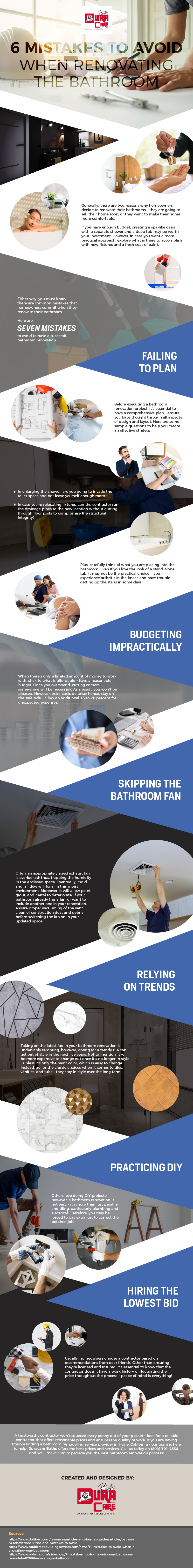6 Mistakes to Avoid When Renovating the Bathroom-01 infographic