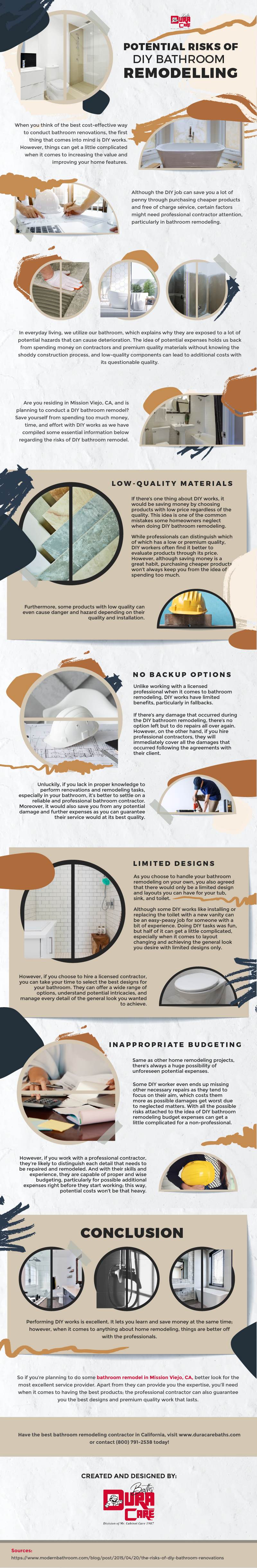 Potential Risks of DIY Bathroom Remodeling-01 infographic