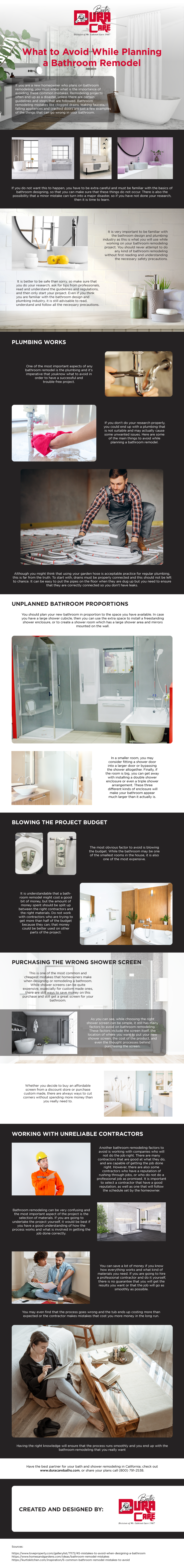 What to Avoid While Planning a Bathroom Remodel 
